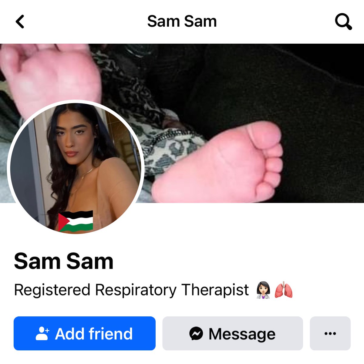 StopAntisemites's tweet photo. Samira Rajab, a respiratory therapist, tells a Jewish user on Instagram "WE WILL KILL YOUE DAJAL [deceiver] THATS ALL IM SAYING".

Her Instagram also contains an Israeli flag with a swastika Nazi flag being unrolled underneath. 

Is this your employee @HMHNewJersey? https://t.co/g57rGkKLxM