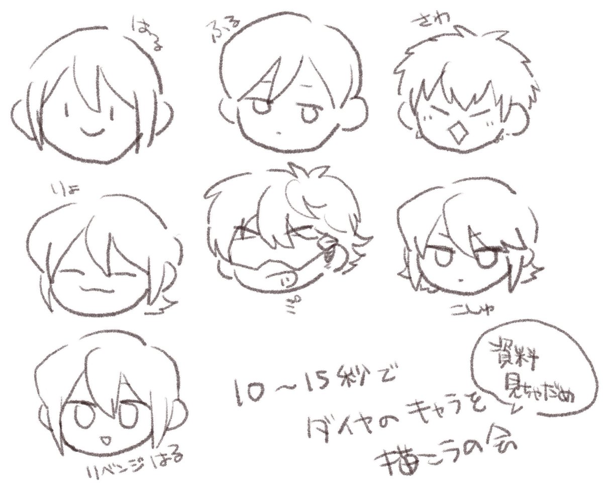 昨晩のらくがき♦️ 