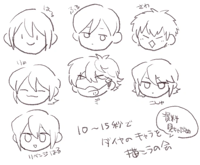 昨晩のらくがき♦️ 