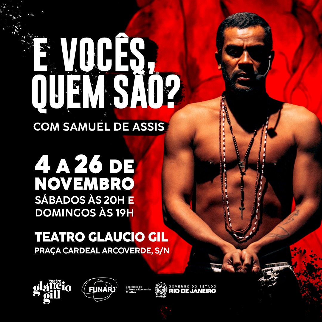 evocesquemsao's tweet photo. 𝙀𝙨𝙩𝙖𝙢𝙤𝙨 𝙘𝙝𝙚𝙜𝙖𝙣𝙙𝙤, 𝙍𝙅!

📆 @evocesquemsao 𝗘𝗦𝗧𝗥𝗘𝗜𝗔 dia 4/11 no 𝙏𝙚𝙖𝙩𝙧𝙤 𝙂𝙡𝙖𝙪𝙘𝙞𝙤 𝙂𝙞𝙡 (todos os sábados e domingos de novembro)

👉🏼 De 4 à 26 de novembro
📍 𝗣𝗿𝗮ç𝗮 𝗖𝗮𝗿𝗱𝗲𝗮𝗹 𝗔𝗿𝗰𝗼𝘃𝗲𝗿𝗱𝗲, 𝘀/𝗻 - 𝗖𝗼𝗽𝗮𝗰𝗮𝗯𝗮𝗻𝗮, Rio de Janeiro https://t.co/HIWx5pJsQP