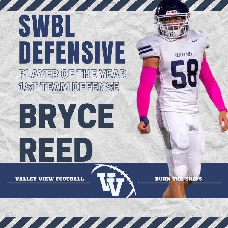 Valley View High School Football (@vv_hs_football) on Twitter photo Congratulations to Caden Henson on being named SWBL (Buckeye Division) Offensive Player of the Year and Bryce Reed for being named Defensive Player of the Year!
<a href="/cadenhenson2024/">Caden Henson - 2024 QB/ATH</a>
<a href="/brycelreed/">Bryce Reed</a>
<a href="/vv_spartans/">Valley View Spartans Athletics</a>
<a href="/vvspartanss/">Sparty’s Army</a>
<a href="/MVFCAtweets/">MVFCA</a> Congratulations to Caden Henson on being named SWBL (Buckeye Division) Offensive Player of the Year and Bryce Reed for being named Defensive Player of the Year!
<a href="/cadenhenson2024/">Caden Henson - 2024 QB/ATH</a>
<a href="/brycelreed/">Bryce Reed</a>
<a href="/vv_spartans/">Valley View Spartans Athletics</a>
<a href="/vvspartanss/">Sparty’s Army</a>
<a href="/MVFCAtweets/">MVFCA</a>