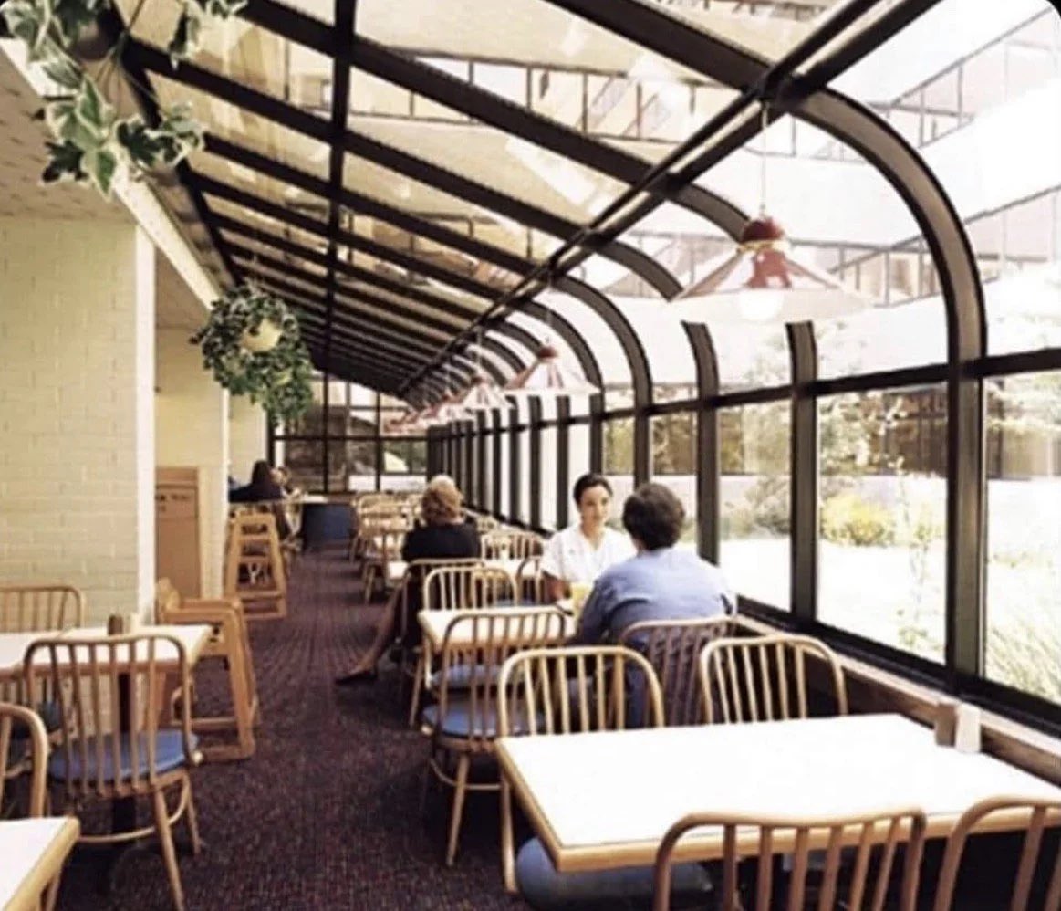 sophrossbrooks's tweet image. Everything was beautiful and nothing hurt in the Wendy’s sunroom