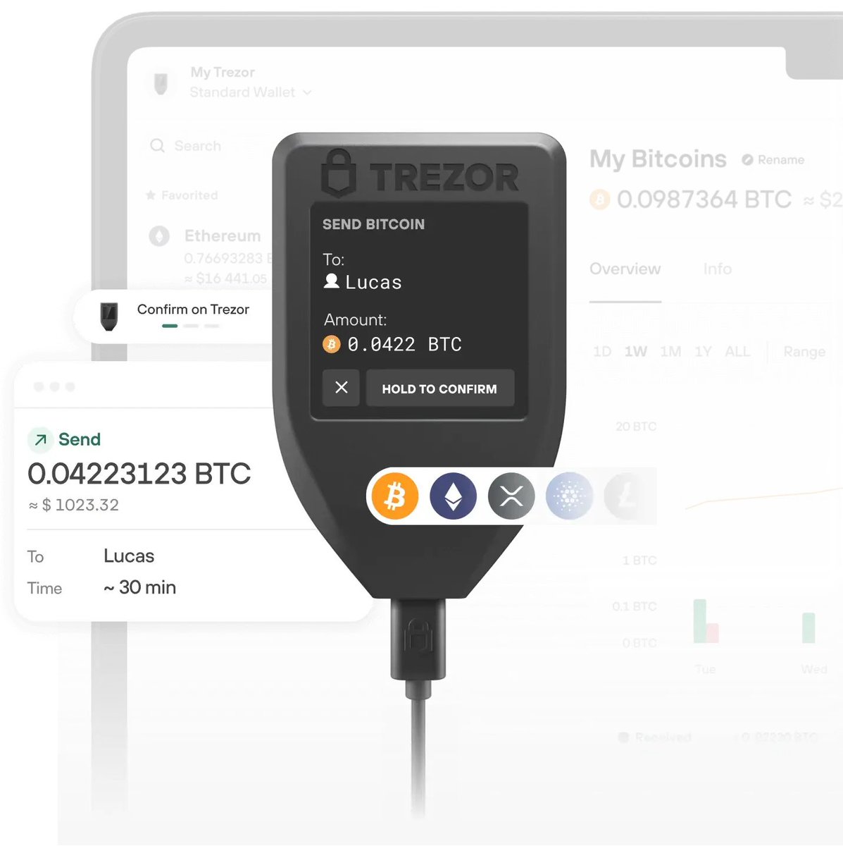 CryptoarticlesO's tweet image. Trezor is one of the most secure #Bitcoinwallets on the market. affil.trezor.io/SHBZ $ADA $SHIB #BTC #Bitcoin #Litecoin #Dogecoin #Ethereum #NFTs #Blockchain