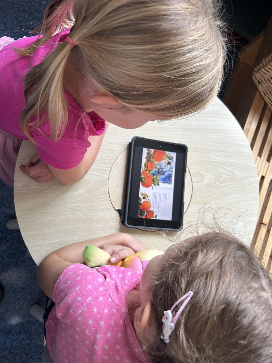 OurKinderStory's tweet photo. Story QR codes and iPads added to our classroom to enjoy a read aloud with a friend! https://t.co/GvwHqWaEhU