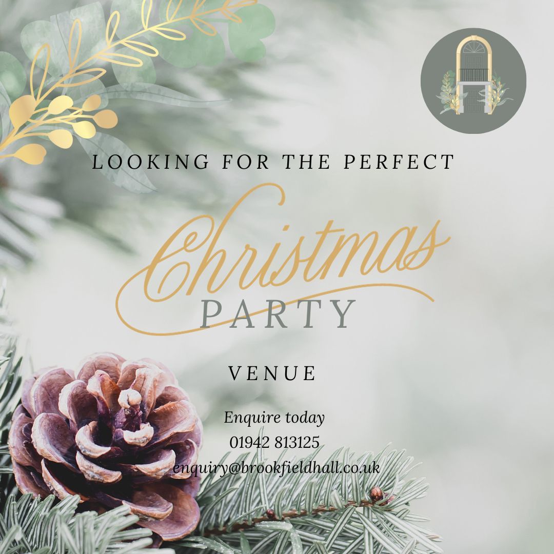 Uncover #Xmas Magic at Brookfield Hall! 🎁
'Tis the season for happiness, and what better way to celebrate than by hosting your #HolidayGathering here! 🥂✨ Contact us now to kick off the festivities. Email: enquiry@brookfieldhall.co.uk 📞 01942 813 125
🎁💃🎅