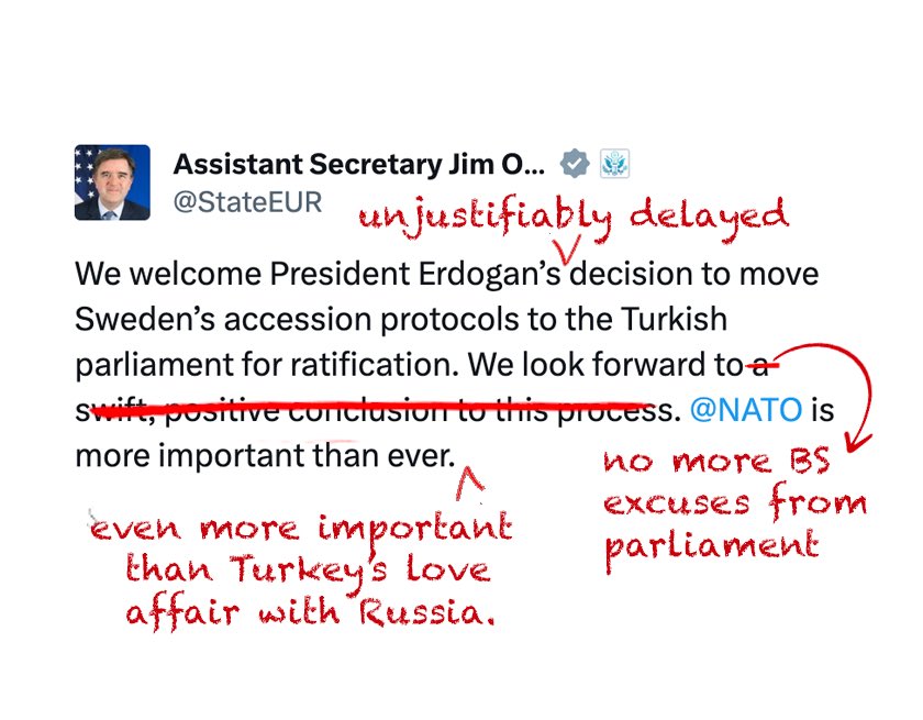 HellenicLeaders's tweet image. Here you go @StateEUR - fixed your tweet for you.

🇺🇸 has stop rewarding the arsonists in Ankara for promising to put out the 🔥 🔥 🔥 they started.