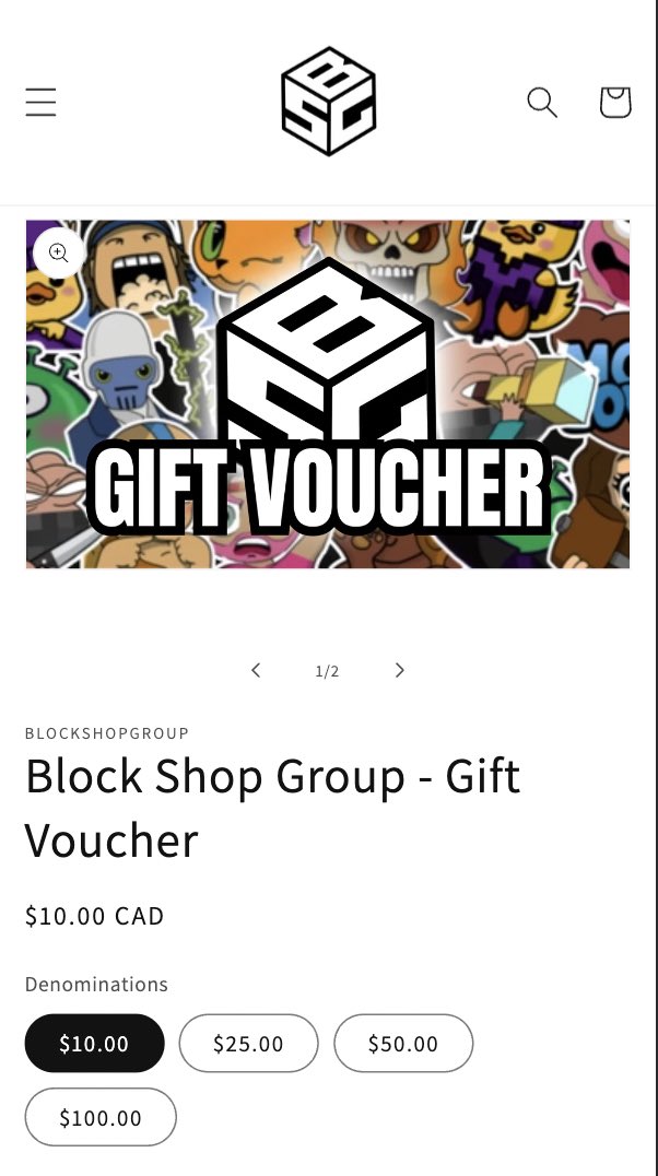 We are very excited to be introducing Gift Vouchers to the site! 

Once purchased you will receive a unique code via email that can be used for checkout! 

blockshopgroup.com/products/block…