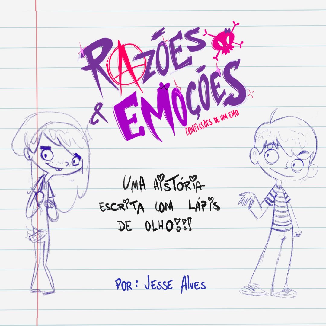 jessealvesart's tweet photo. Já pensou nisso? (Não é um projeto oficial) mas é um sonho. Uma ideia. Pensei: "E se, tivesse uma serie animada sobre emos"?  Melhor ainda se essa serie tivesse a trilha sonora da adolescência!  (acompanhe no insta )@nxzerooficial @fresnorock @Pitty 
#emo #cartoon #desenho #art https://t.co/SfY1rTysEe