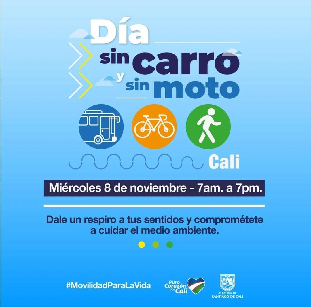 MovilidadCali's tweet photo. La Secretaría de Movilidad se permite informar a la ciudadanía que el borrador de Decreto, en el que se incluyen la fecha de la Jornada por la Movilidad Sostenible, o día sin carro y moto, ya se encuentra disponible:

https://t.co/YGCiDakllM

#UnLatidoParaSiempre💙❤️💚 https://t.co/FAT49QuEni