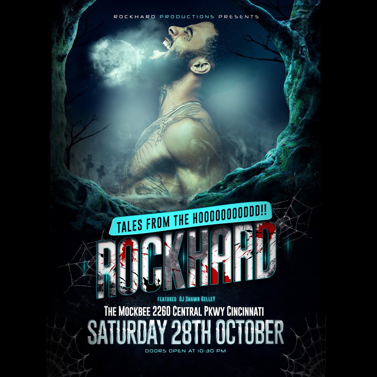 ROCKHARD513's tweet photo. Saturday October 28th
RockHard Productions presents “Tales from the Hood” Halloween party at The Mockbee 2260 Central Pkwy https://t.co/dGmYGeDL2C &amp; Sexiest costume Contest. Doors open at 10:30pm https://t.co/y1l7vFSIeE