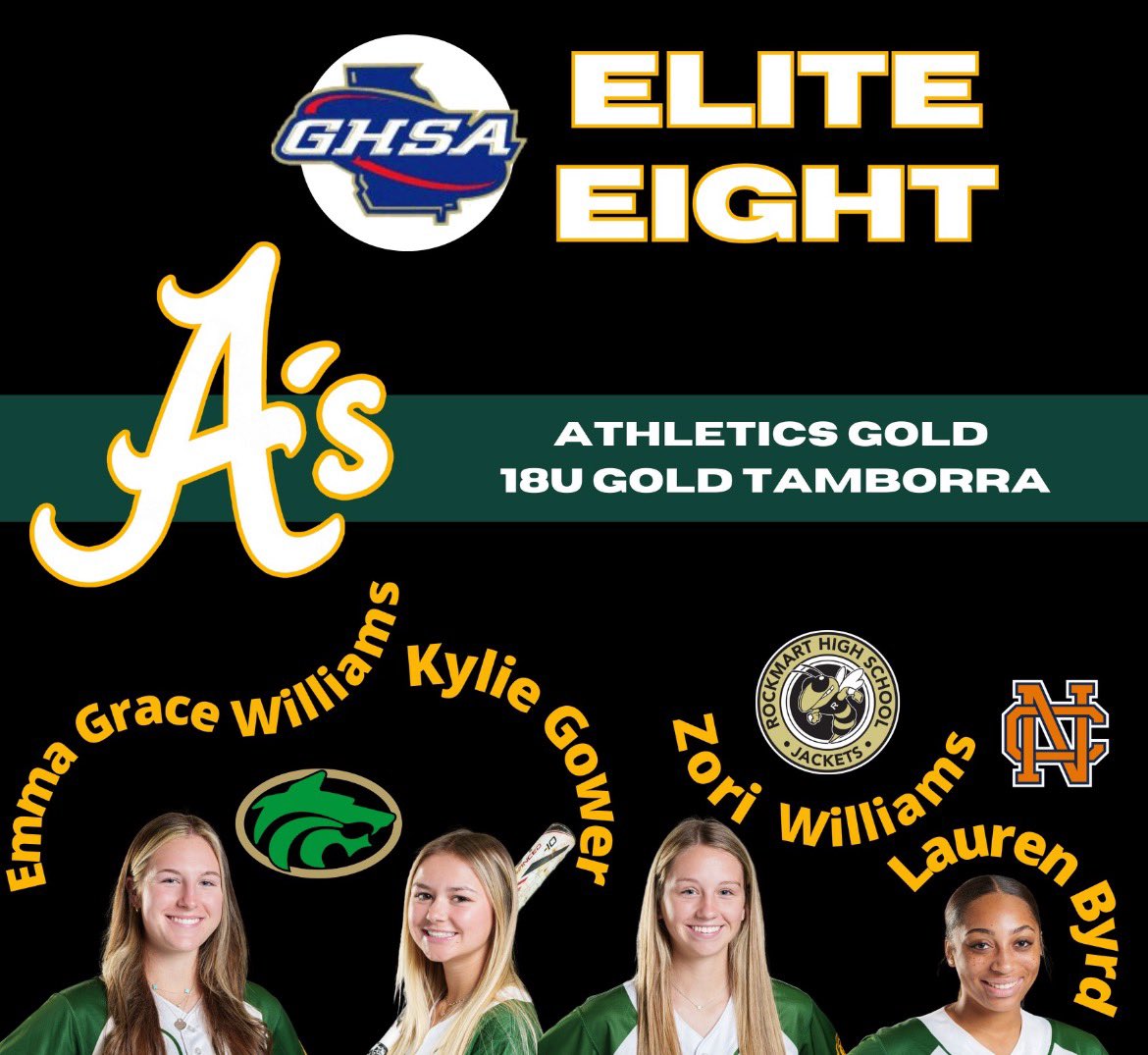 AGTTamborra18U's tweet photo. Good luck to our athletes this week in the GHSA Elite Eight in Columbus! #pressureisaprivilege #betheonepercent https://t.co/BMoFr9p8pK