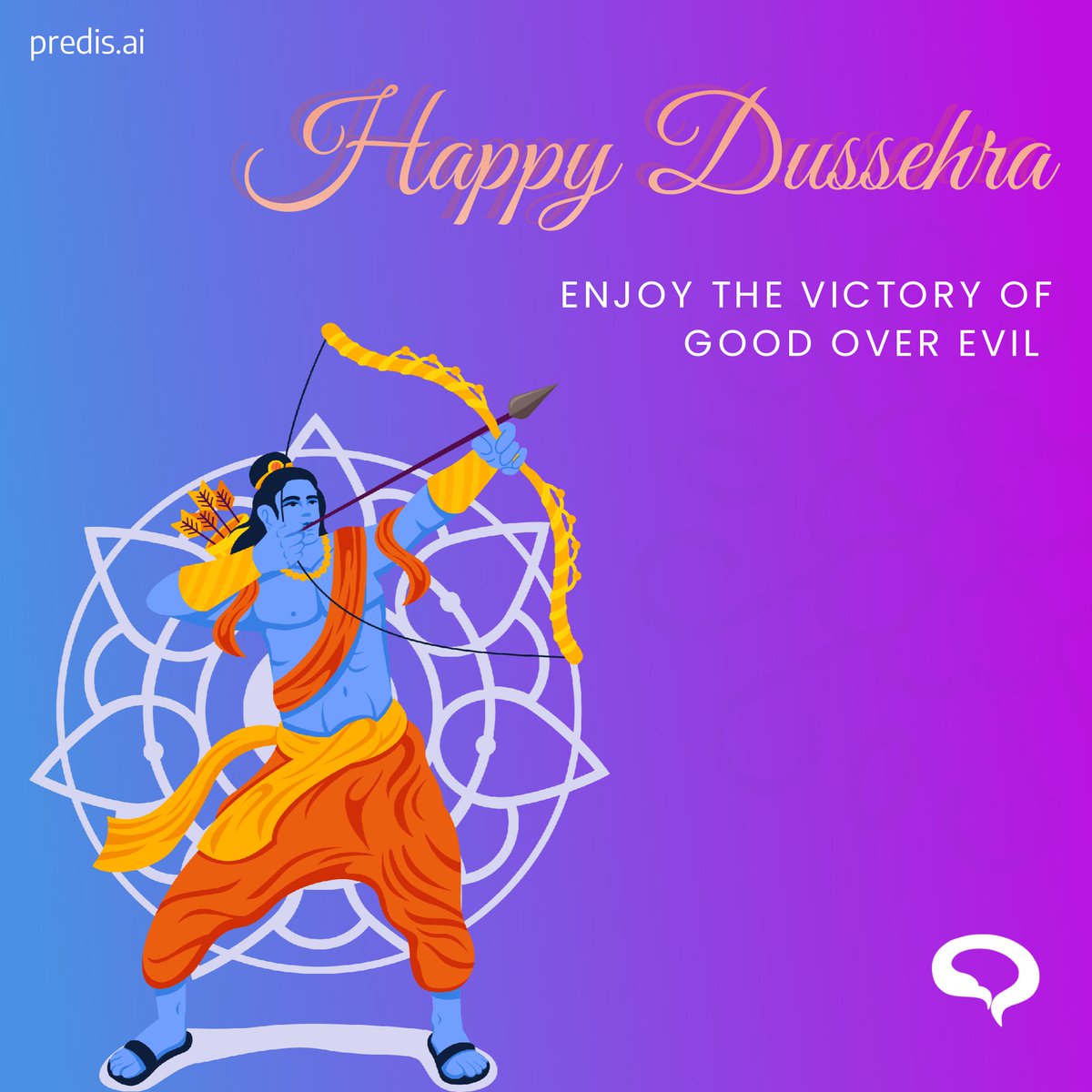 PredisAI's tweet image. Happy Dussehra!!🌟
Feeling overwhelmed with the upcoming festival season? 😫 Let our AI tool take some of the load off your shoulders! 🙌🏼✨ With our scheduling and management features, you can plan and automate your social media content in advance🎉