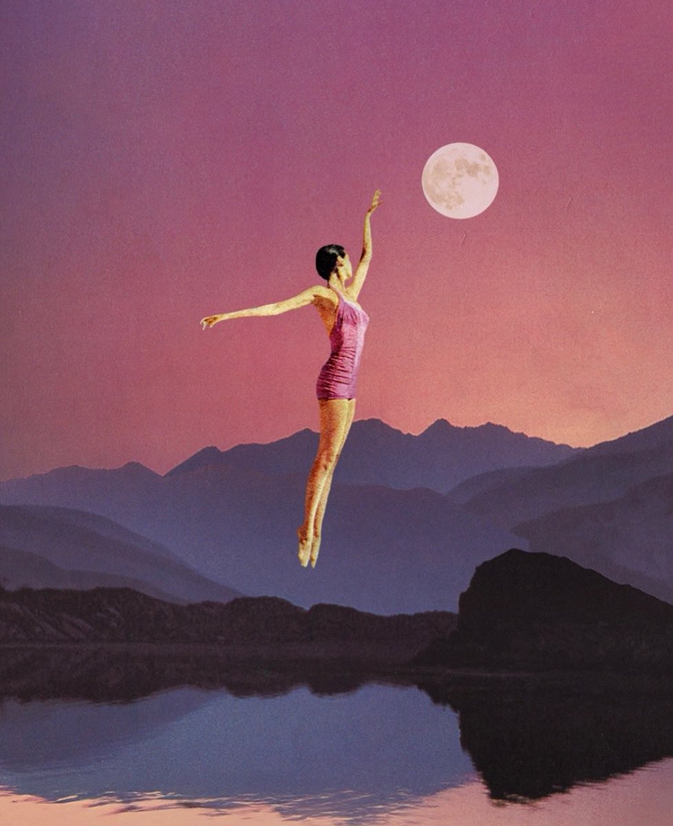 Reach for the Moon 884 #collage #collageart #artistontwittter