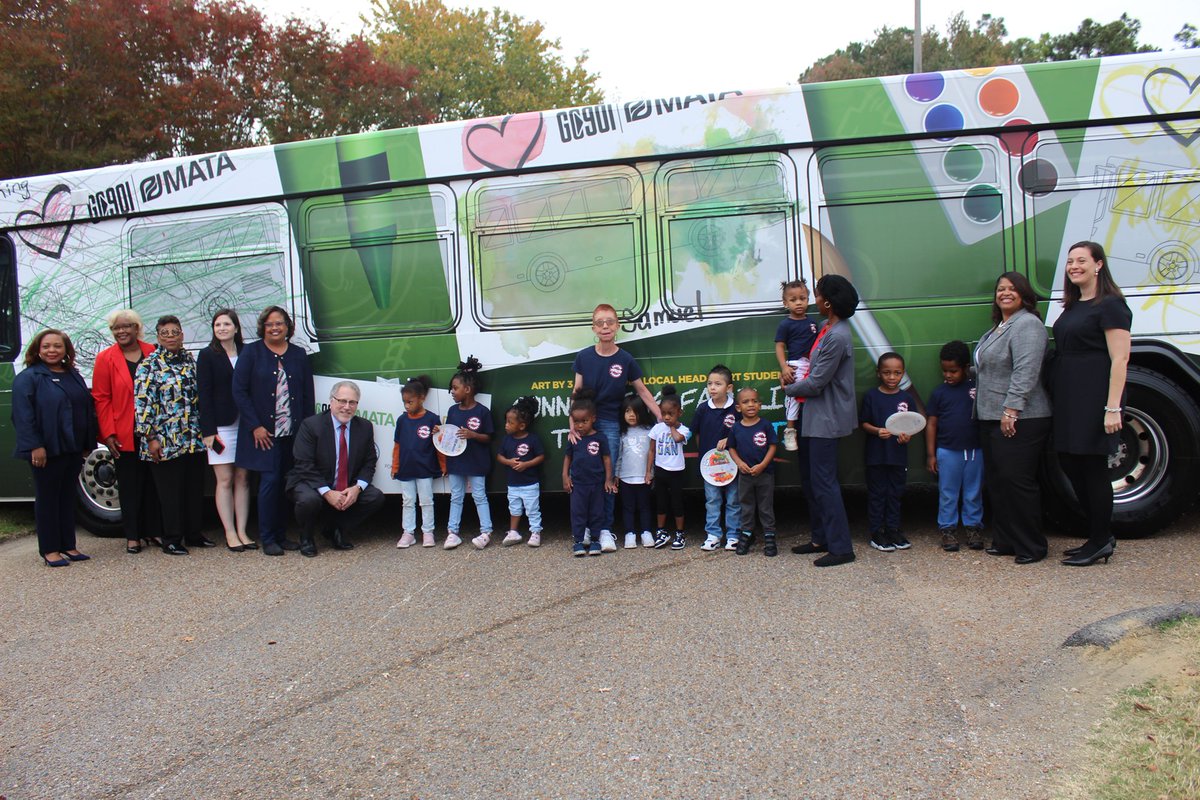 The National Head Start Transit Initiative was kicked off today in Memphis! The initiative provides greater accessibility and safety to children and families by relocating bus stops within walking distance (0.2 miles) of #EarlyHeadStart and #HeadStart locations.