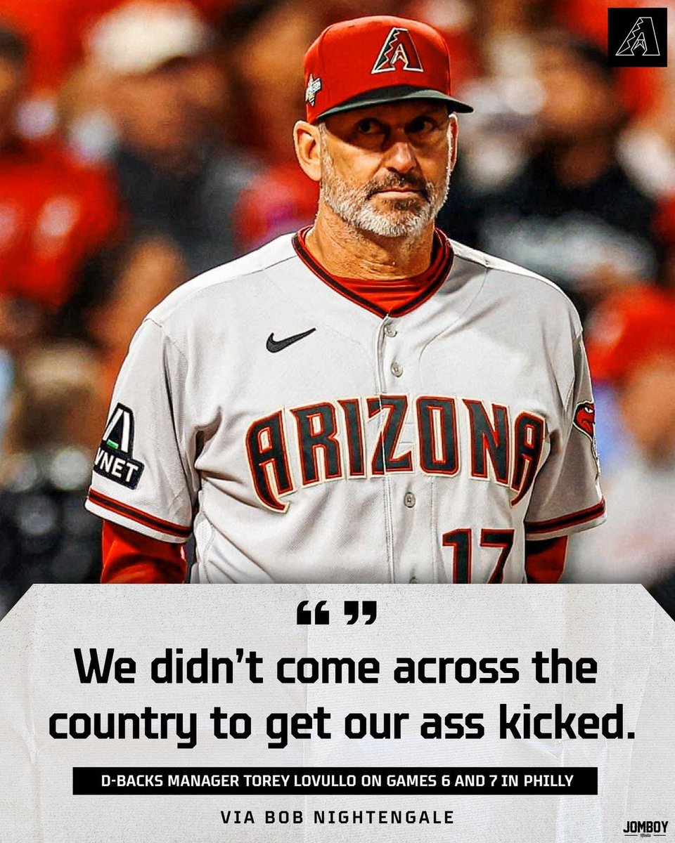 MrsBrewMischief's tweet photo. Hey Philadelphia. Say what you want about how we got here. We’re here and we didn’t just roll over and take it. LIKE YOUR MOM. #game7 #NLCS #godbacks⚾️ https://t.co/Re56XuSLkp