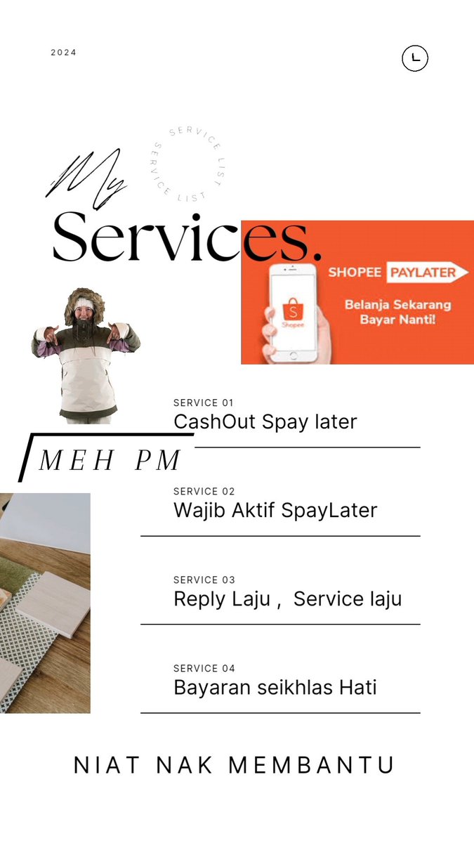 SirullAziz's tweet photo. Assalamualaikum dan salam sejahtera.
Nak keluarkan duit melalui SpayLater shopee boleh pm saya okey.. 
✅Saya buat servis cashout spaylater
✅ makesure memang ada spaylater 
❌bukan untuk tanya cara active

https://t.co/UVDANRAoS8

#SPayLater #cashoutnow #ShopeeMY #buynowpaylater https://t.co/xno7hEnzuF