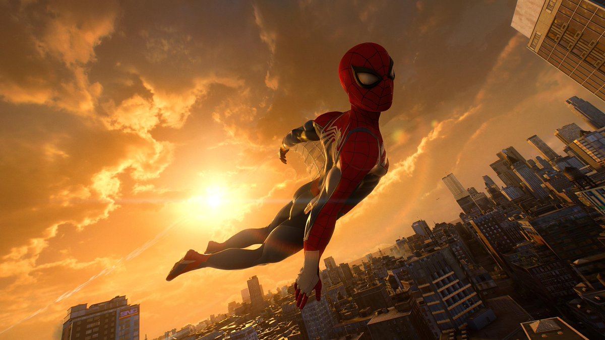 offmodescarab's tweet photo. Spider-man 2's photo mode is insane 😲 https://t.co/Cttl3yzYhj