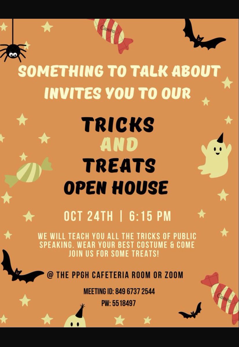 Join us for our Open House! 🎃
