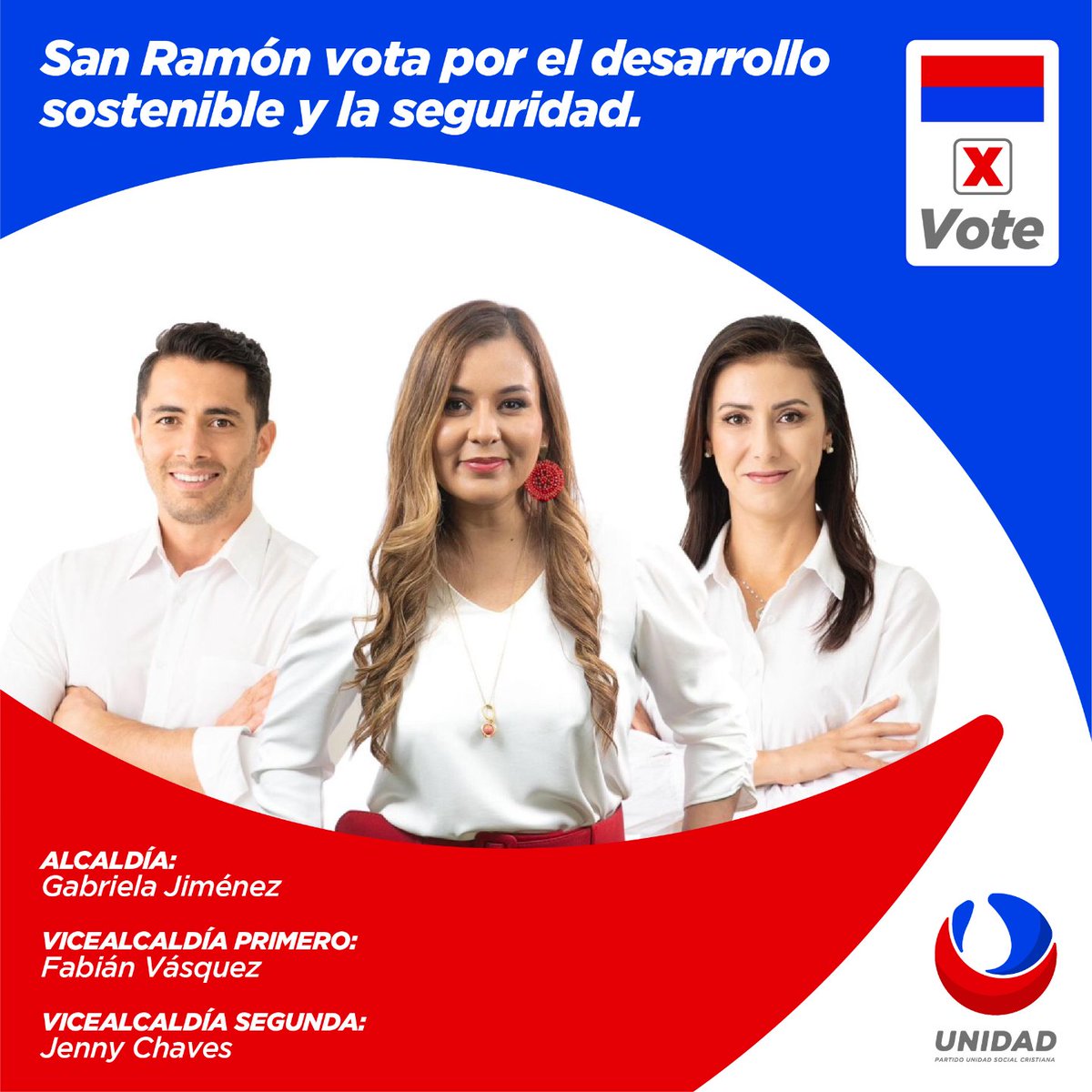 Para construir el San Ramón que todos queremos debemos recuperar nuestra seguridad y reforzar el desarrollo sostenible de nuestro cantón.

Este 4 de febrero votá por tus vecinos 🔴🔵

Construimos una mejor Costa Rica, comunidad por comunidad.

#LaNuevaUnidad 🔴🔵