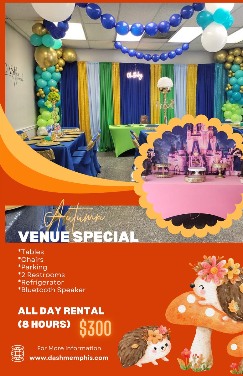 If you are in need of venue space in Memphis…

Check out dashmemphis.com

#Memphis #MemphisEvents #MemphisAmbassador #MemphisBlogger #MemphisNetworking #VisitMemphis #MemphisVibes #MemphisEventMarketing #venuesinMemphis #Memphisinfluencer #WelcometoMemphis #MemphisVenues