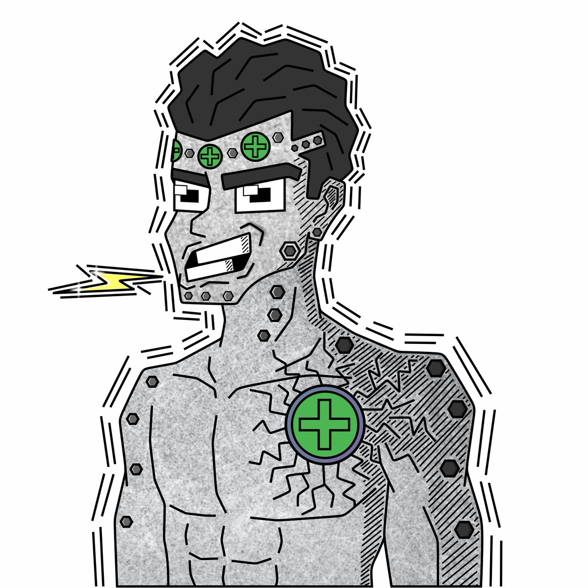 1Viloria1's tweet image. Just a couple of vibrant robots! 🤖🤖

What do you think of the style of lines I used for the characters?

#characterdesigner #robotillustration #2ddesign #2dartist #2dillustration #creativeillustration #2dillustrator #vibrantillustration