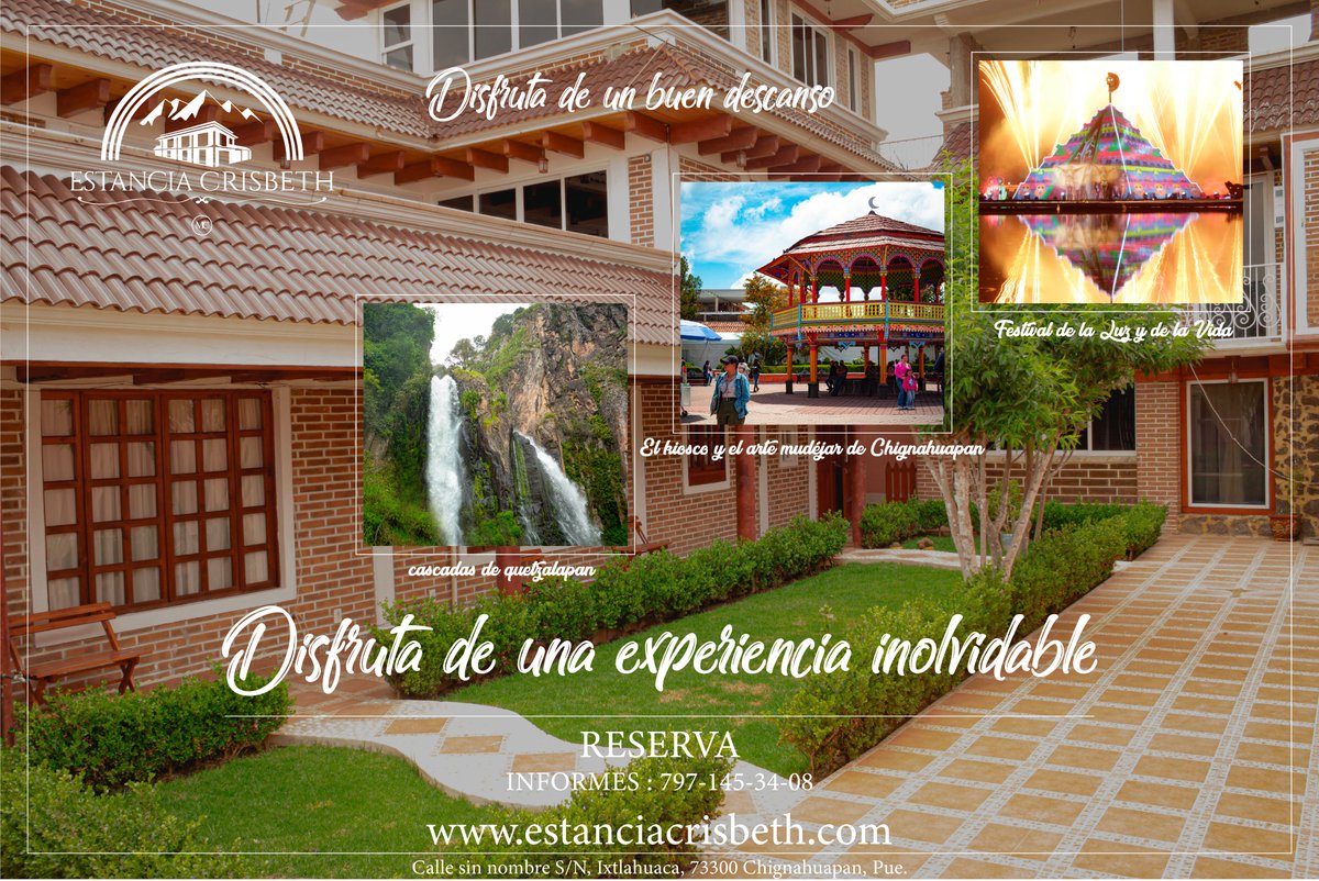 es_crisbeth's tweet photo. Estancia Crisbeth.
Reserva al:797-145-34-08
.
#estancia #estadia #hospedaje #descanso #vistas #chignahuapan #chignahuapanpueblomagico #pueblomagico #pueblosmagicos #pueblosmagicosmx #hotel #mexico #mexicodesconocido https://t.co/Ax5nQNwvu0