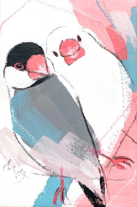 #文鳥の日 #てにしあわせ