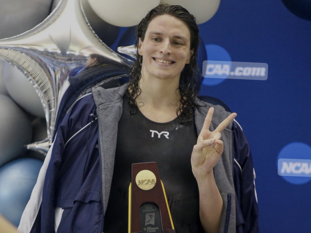 The NCAA allowed this man to hoist a trophy in women’s swimming, yet now they want to stand up for the integrity of “competitive fairness” against Jim Harbaugh (who just so happens to publicly advocate for student-athlete compensation)

DON’T MAKE ME LAUGH!!!