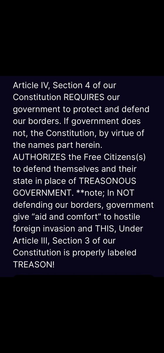 Belfatto45's tweet image. Does the government realize they are commiting actual treason by not protecting our border - according to the constitution?  When will 'We The People' wake up and say enough is enough? When we're all on the streets, homeless? #BorderCrisis #foreignInvaders #TREASON #illegalaliens