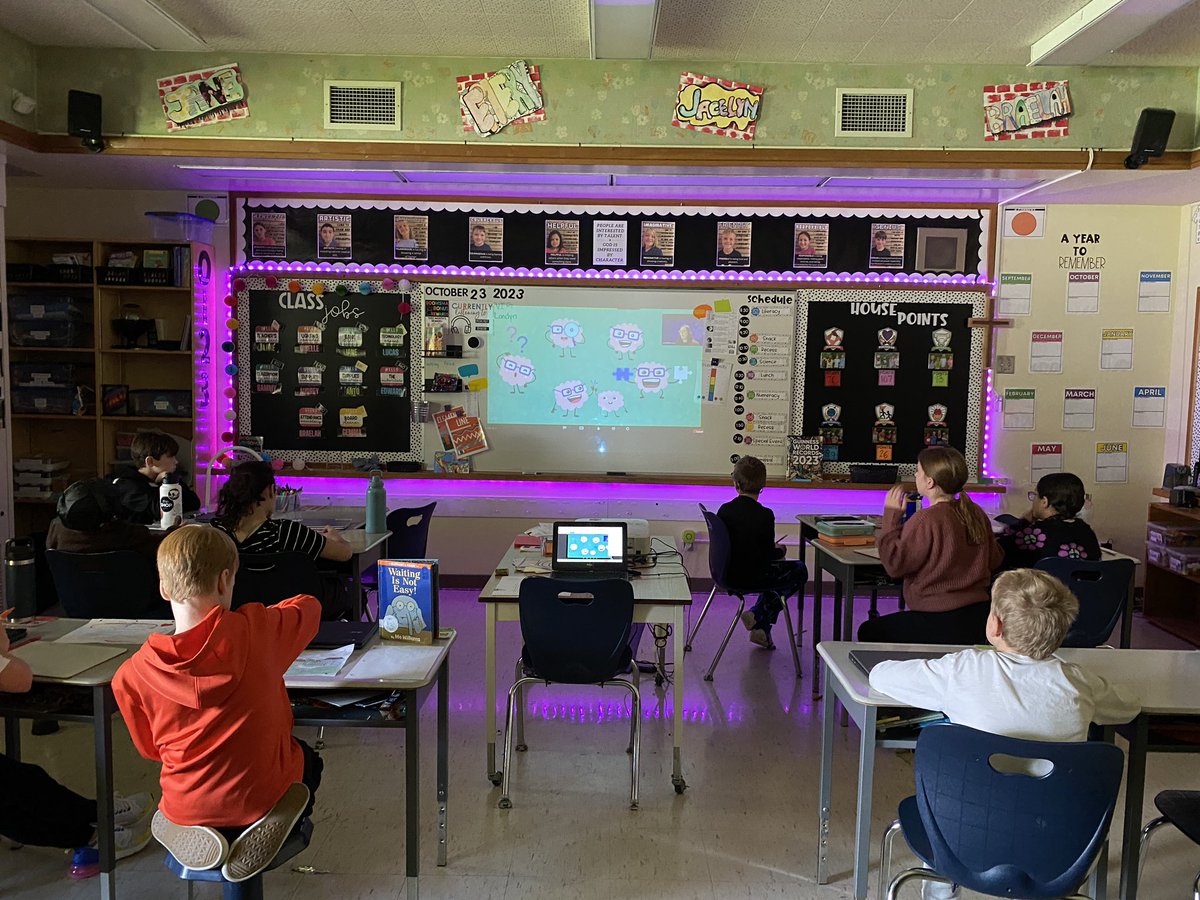 MrsBoomsma's tweet photo. Thank you @breakoutEDU for the awesome webinar on puzzle design! My students were so engaged and motivated to create their own breakout puzzles! @GPVanierCS @SCCDSB #problemsolving #outsidethebox https://t.co/fWJu9zEFfU