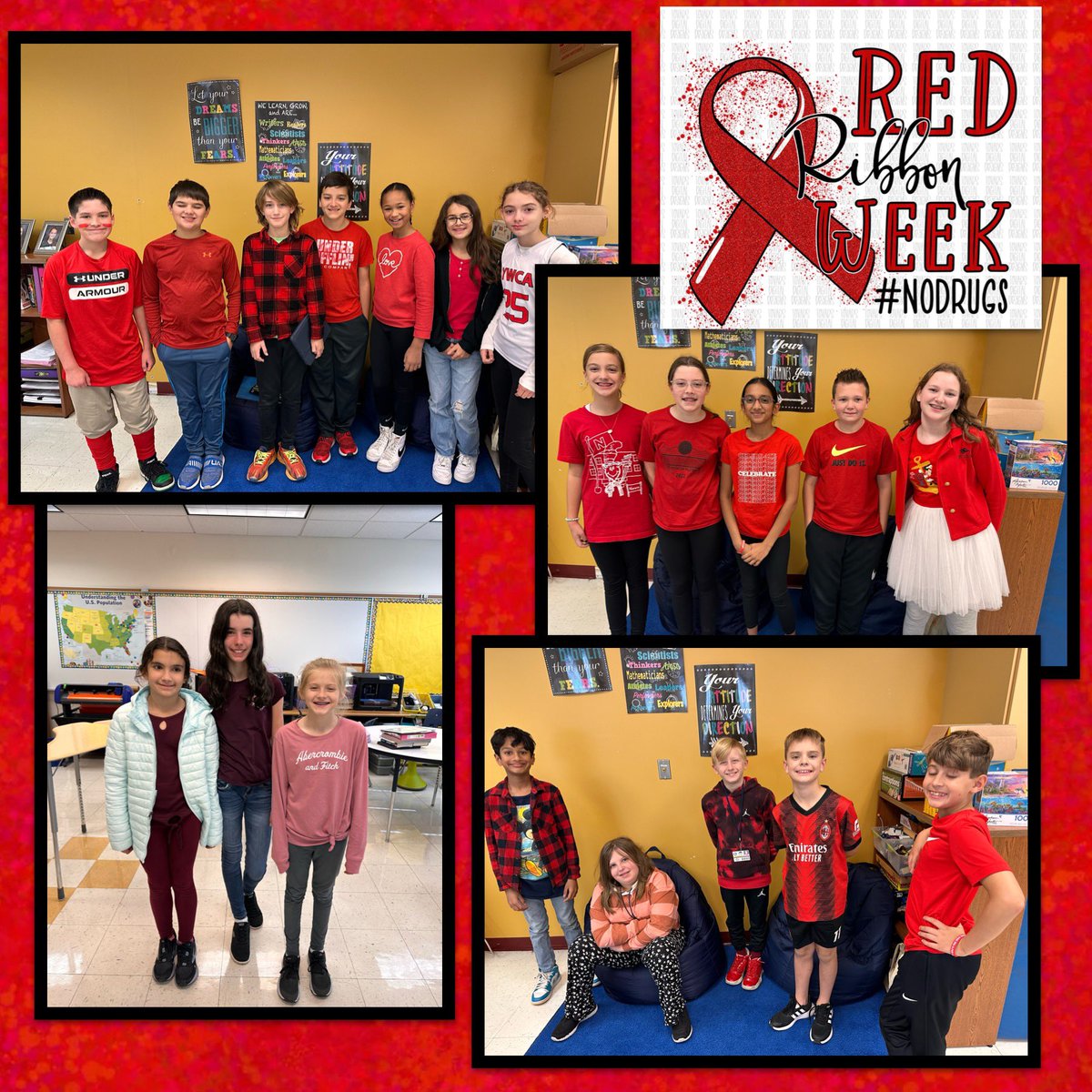 Showing our commitment to stay #drugfree ❤️