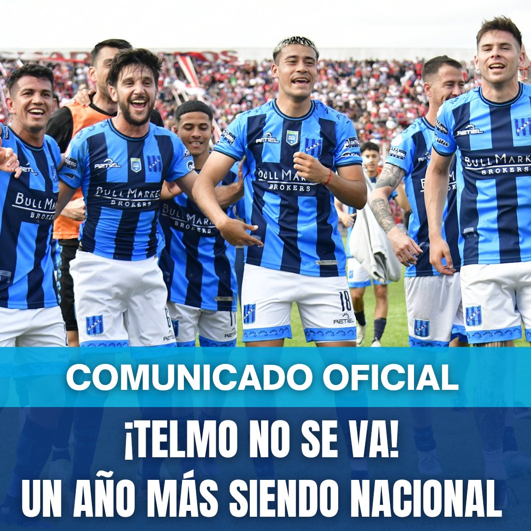 ¡San Telmo se queda en la Primera Nacional!

AFA dispuso la eliminación del tercer descenso, por lo tanto, no habrá desempate. La histórica salvación en cancha de Morón fue suficiente.

Agradecemos a quienes siempre nos apoyaron.

¡FELICIDADES PUEBLO SANTELMISTA!

#VamosSanTelmo