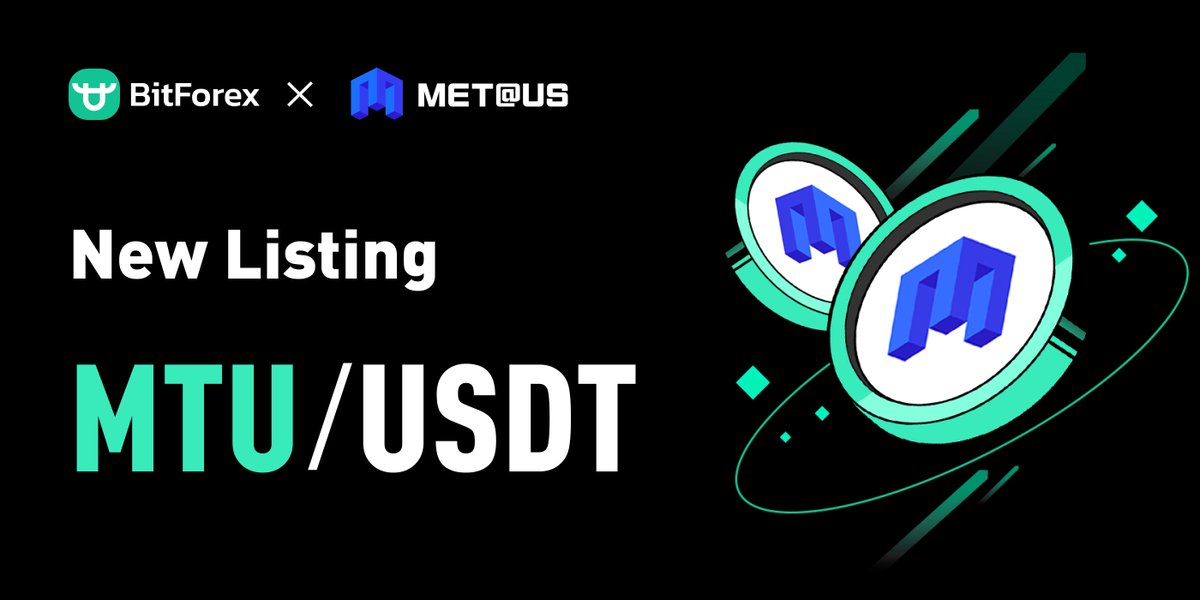 bitforexcom's tweet photo. BitForex ✖️ #MTU
⏰2023/10/26 15:00 (GMT+8)
Trade👉https://t.co/wU5AhVdtH1
Details🔗https://t.co/l20qv5jer4
#BitForex #newlistings #METAUS https://t.co/7NVNwVBDXQ