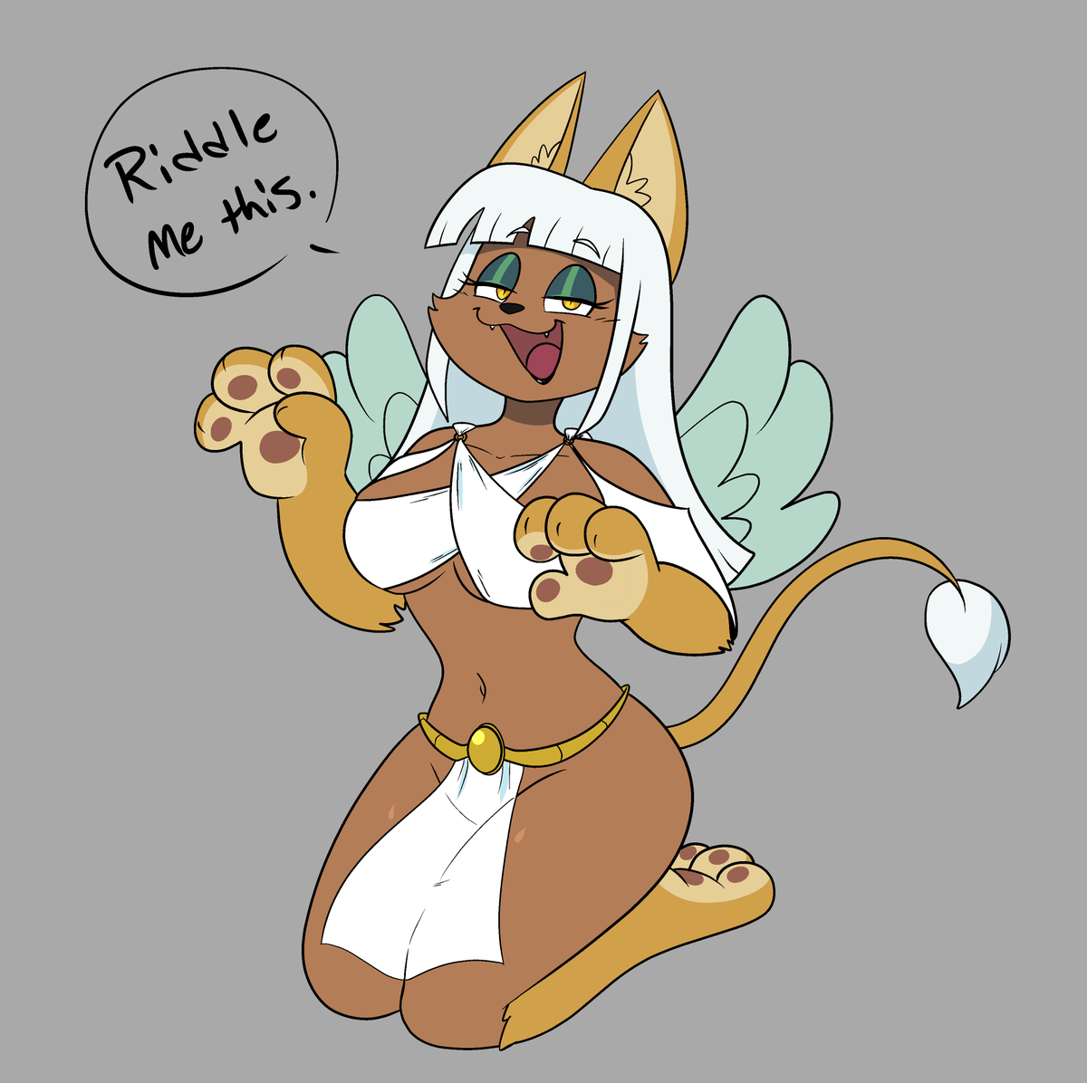 Titi the sphinx (Yes, that's the best I could think of) 