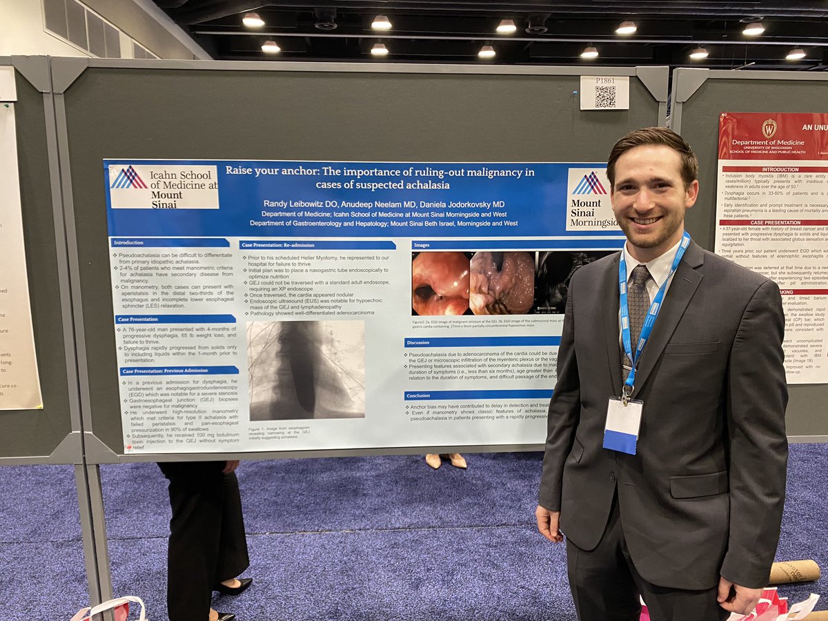 DJodorkovskyMD's tweet photo. More MSM/MSW representation at #acg2023 @AmCollegeGastro It’s great to see the fruit of your labor displayed! @MountSinaiGI @JosephAMenand #ahmunzafar #randyleibowitz https://t.co/ddPzXEMeWT