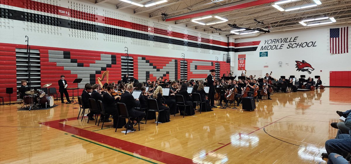 YHS Activities (@yhs_activities) on Twitter photo Fantastic performance by the YHS and YMS Orchestra this evening! <a href="/115yhs/">Yorkville High School</a> <a href="/YorkvilleMusic/">Yorkville Music</a> Fantastic performance by the YHS and YMS Orchestra this evening! <a href="/115yhs/">Yorkville High School</a> <a href="/YorkvilleMusic/">Yorkville Music</a>