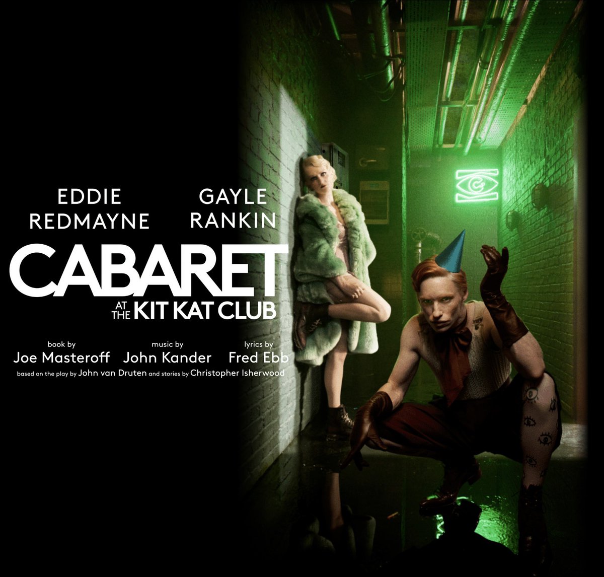 bespokeredmayne's tweet image. These stylings + interpretations of #TheEmcee + #SallyBowles in the #kitkatclub never lose their impact. Excited to get reacquainted with #EddieRedmayne’s enigmatic figure +to see #GayleRankin’s take on the heartbreaking Sally +her classic numbers. #Cabaret @kitkatclubnyc