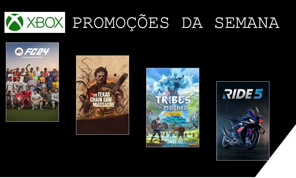 PROMOÇÃO SEMANAL GAMES XBOX 360/ONE/SERIES 