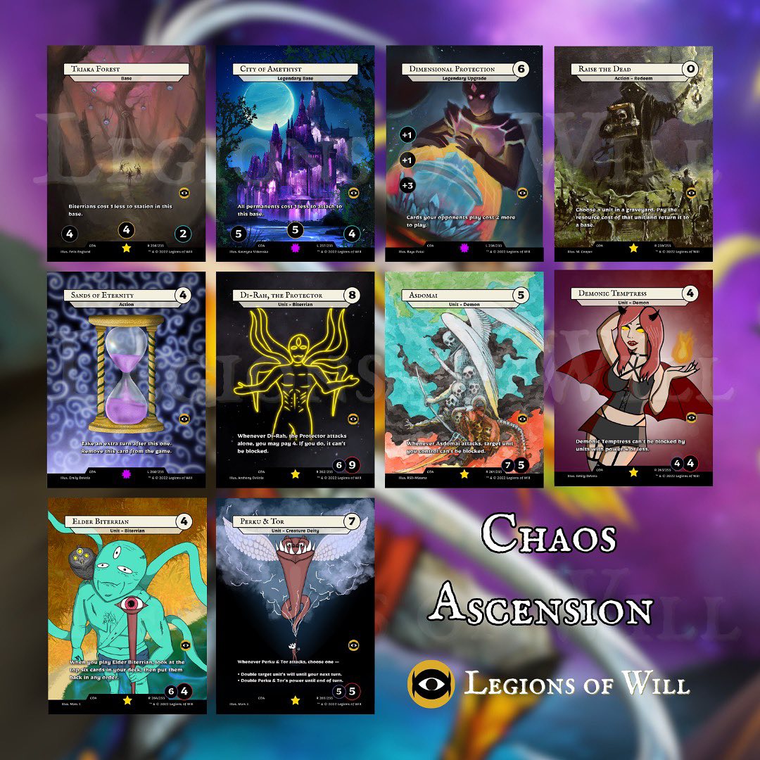 LegionsofWill's tweet photo. Every chase card from Chaos Ascension https://t.co/Ec7kJYjyob