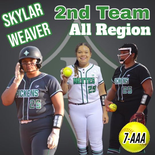 PHS Nettes Softball (@nettessoftball) on Twitter photo Congratulations Skylar Weaver for being named 2nd Team All Region! <a href="/PickensHighGa/">Pickens High School</a> <a href="/pickensad/">Pickens Athletics</a> Congratulations Skylar Weaver for being named 2nd Team All Region! <a href="/PickensHighGa/">Pickens High School</a> <a href="/pickensad/">Pickens Athletics</a>