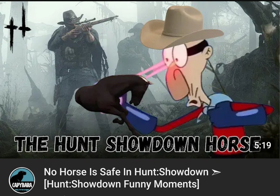 Capybara_14's tweet photo. So, I've made a Hunt:Showdown video. And if you don't piss yourself laughing. Money back guarantee.
https://t.co/1W6EDnyZOJ
#huntshowdown #smallyoutuber #gamingcommunity https://t.co/NbFGEtRb1I