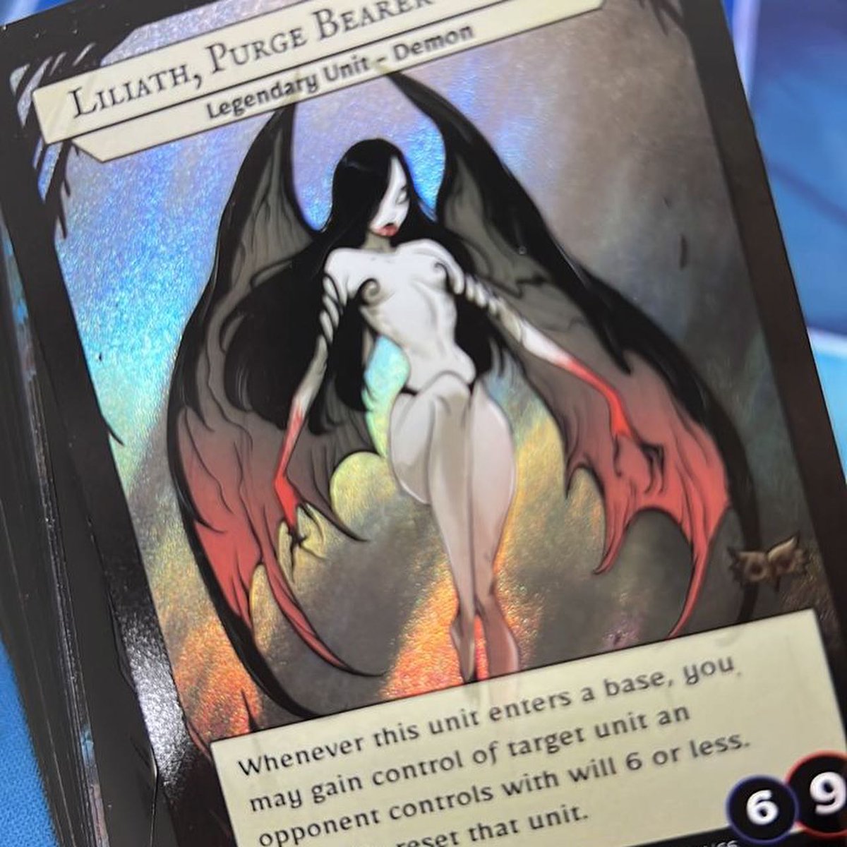 LegionsofWill's tweet photo. Sneak peak at the new cards from Journey into the Abyss. Releasing October 31st #indietcg https://t.co/DK0e2Ldp4I