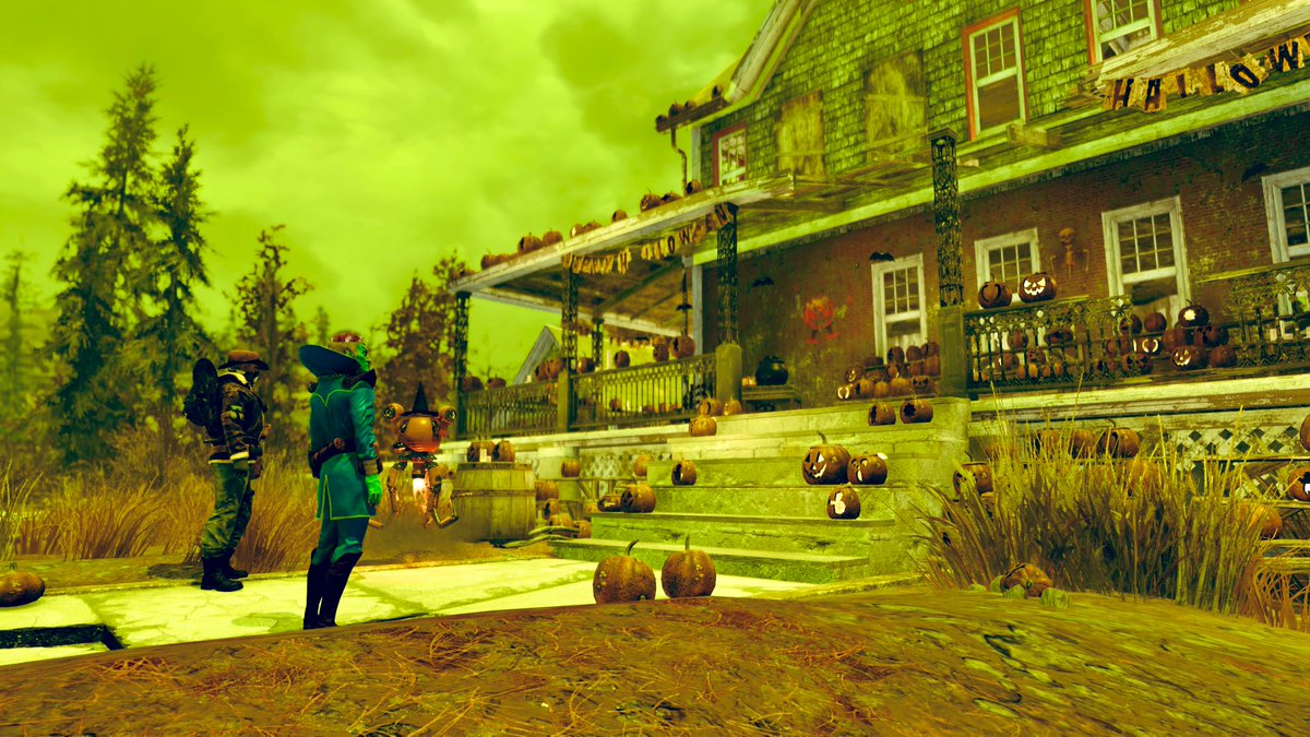 Katiemeangreen's tweet photo. @SeaOfThieves @Gato_Pub Day 23: Trick or Treat #Photober #Fallout76 #SeaOfThieves #TrickorTreat #RadStorm https://t.co/a8ndYTaWdY