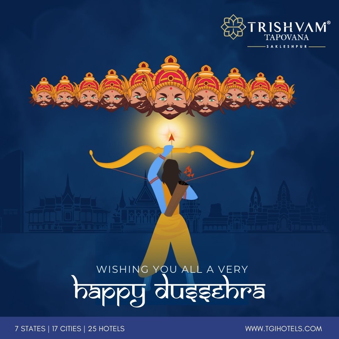 #TGICelebrates Wishing you a victorious and prosperous Dussehra from all of us. May this festival bring triumph and success to your endeavors. Happy Dussehra! 
#TeamTGI #FestivalSeason #CelebrateTogether #Dussehra #Victory #Success