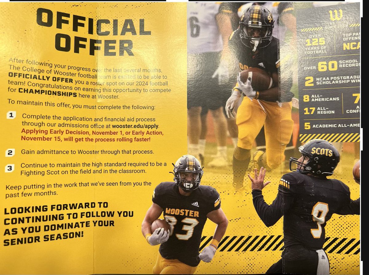 StevenLoveII1's tweet photo. Iโm am blessed to receive an offer from Wooster College #Blessed1
@coachAlBrownBHS @Barringer19 @CameronBurgess5 @blueracersports https://t.co/38ZHrMHxPE