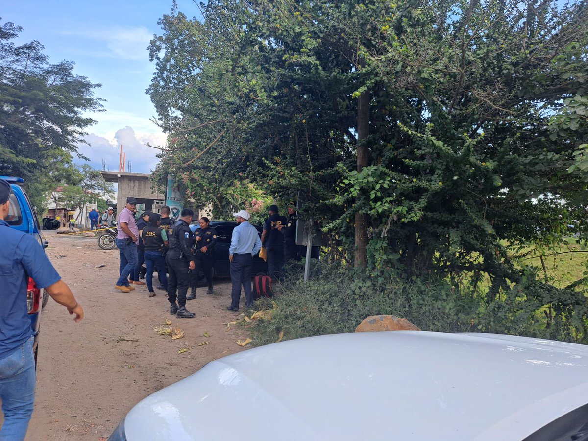 Elementos de la @PNCdeGuatemala repelen ataque armado cuando se dirigía a apoyar a ciudadanos en un accidente de tránsito en la aldea Cerro Gordo, #Jutiapa.