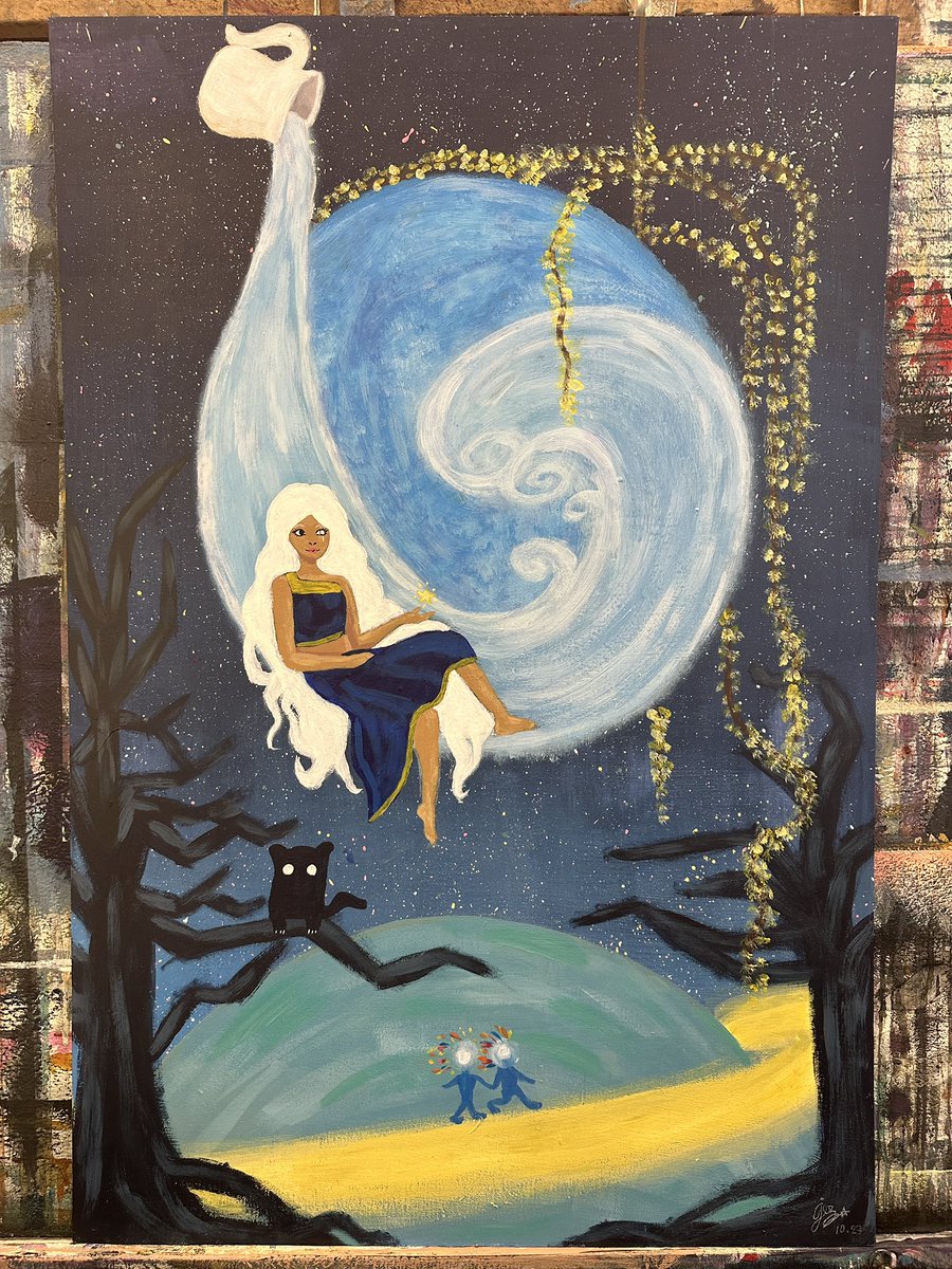 jezdraws's tweet photo. inexplicable worlds painting for an assignment https://t.co/4ZDqxs14di