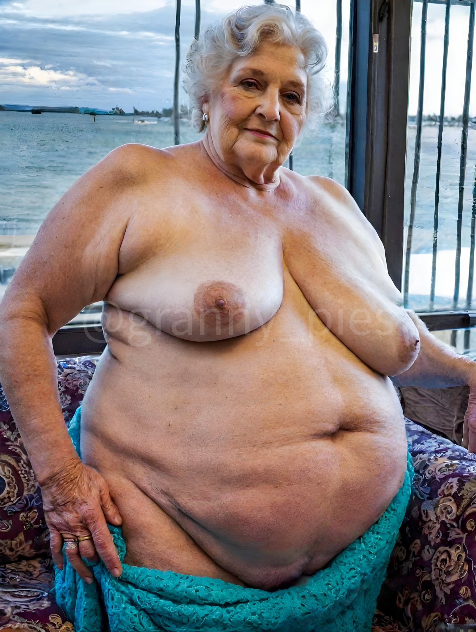 bbw granny naked  / X