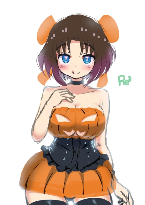 多分奇麗に描きなおすので今日中に消えます全てを食らいつくすカボチャドレスエルマ 