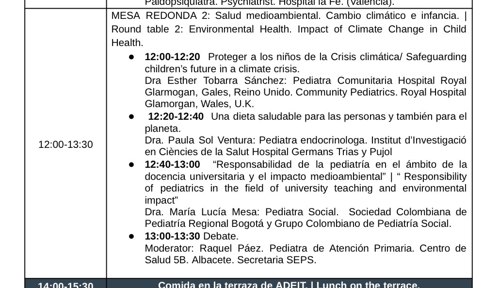 Temas que tendrán mucho protagonismo en el próximo congreso de Pediatría social (SEPS-ISSOP). Valencia 16-18 Nov

congresoseps.markeads.com
Con las ponentes de alto nivel internacional : Esther Tobarra , Paula Sol, Lucía Mesa